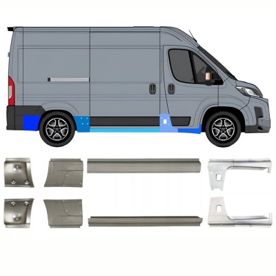 Reparaturblech-Set für Toyota Proace Max 2024- / Links+Rechts 16713