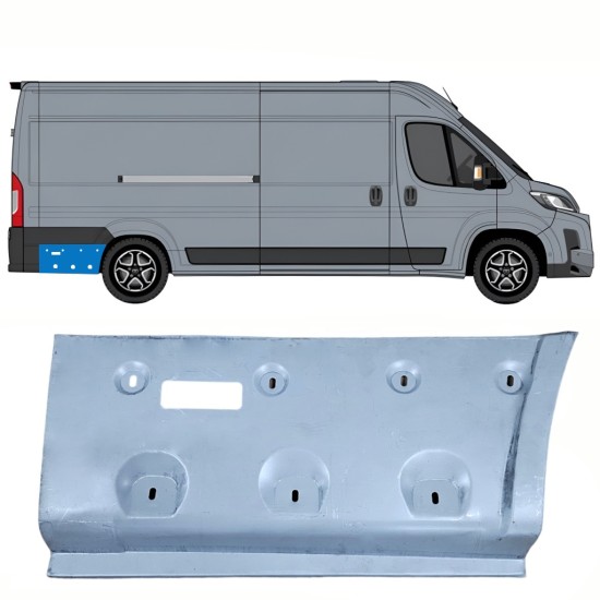 Reparaturblech Kotflügel hinten für Toyota Proace Max 2024- / Rechts 16739