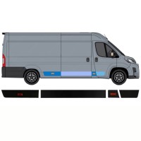 Satz Seitenleisten für Toyota Proace Max 2024- / Rechts / 15894