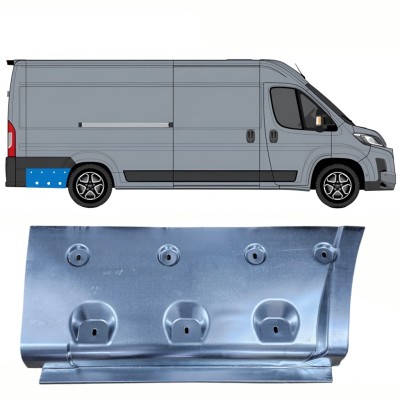 Reparaturblech Kotflügel hinten für Toyota Proace Max 2024- / Rechts 16746