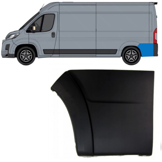 Seitenleiste hinten für Toyota Proace Max 2024- / Links 15920