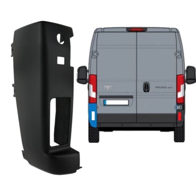 Stoßstange Ecke hinten 180 Grad für Toyota Proace Max 2024- / Links 15943