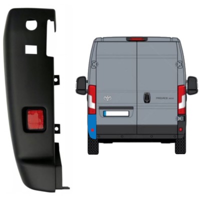 Stoßstange Ecke hinten 180 Grad für Toyota Proace Max 2024- / Links 16039
