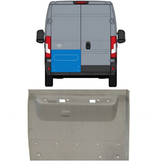 Reparaturblech hintere Tür für Toyota Proace Max 2024- / Links 16724