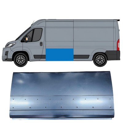 Reparaturblech hoher Seitenbereich für Toyota Proace Max 2024- / Links = Rechts (symmetrisch) 16717