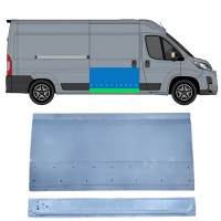 Reparaturblech für Schiebetür, außen unten für Toyota Proace Max 2024- / Rechts 16677