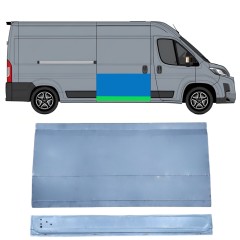 Reparaturblech für Schiebetür, außen unten für Toyota Proace Max 2024- / Rechts 16631
