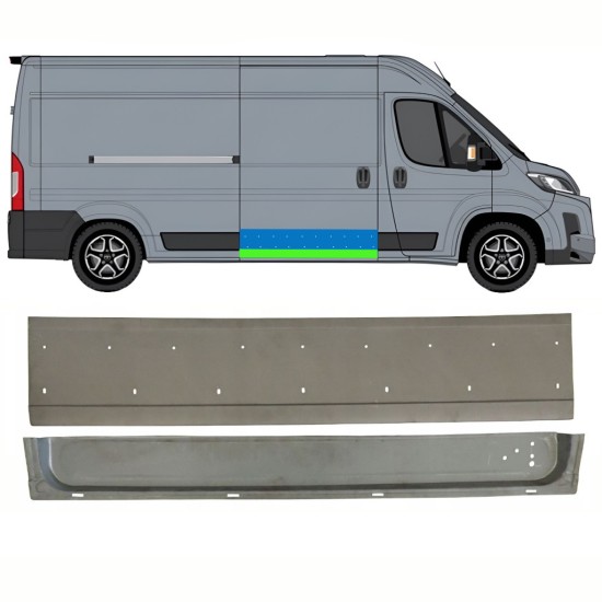 Reparaturblech Schiebetür für Toyota Proace Max 2024- / Rechts 16704