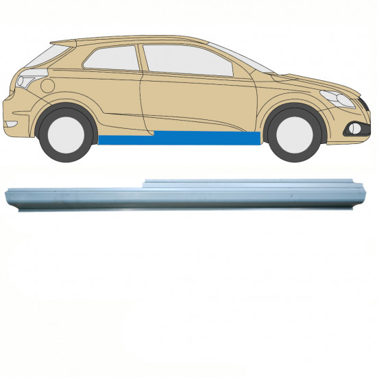 KIA PRO CEED 2006-2012 SCHWELLER REPARATURBLECH / RECHTS