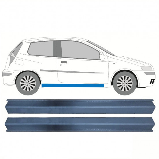 FIAT PUNTO 2 1999-2010 SCHWELLER REPARATURBLECH / RECHTS = LINKS / SATZ