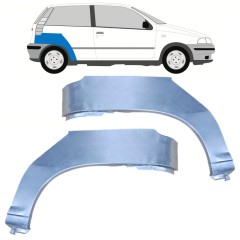 Reparaturblech Kotflügel hinten für Fiat Punto I 1993-1999 / Links+Rechts / Satz 9684