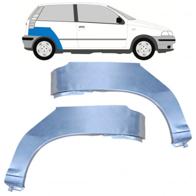 FIAT PUNTO 1 1993-1999 3 TÜR RADLAUF REPARATURBLECH / SATZ