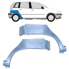 Reparaturblech Kotflügel hinten für Fiat Punto I 1993-1999 / Links+Rechts / Satz 9687