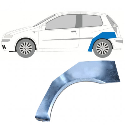 FIAT PUNTO 2 1999-2010 3 TÜR RADLAUF REPARATURBLECH / LINKS