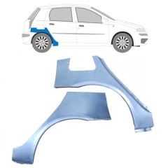 Reparaturblech Kotflügel hinten für Fiat Punto II 1999-2010 / Links+Rechts / Satz 9683