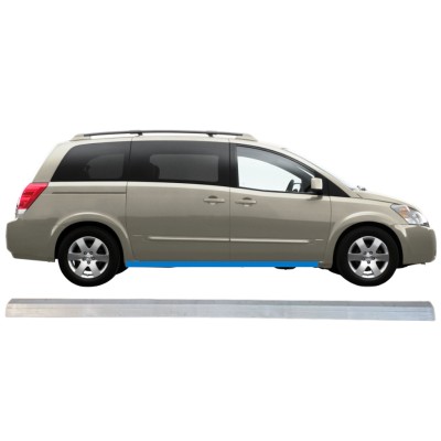 Reparaturblech unterer Schweller für Nissan Quest 2003-2009 / Links = Rechts (symmetrisch) 15104