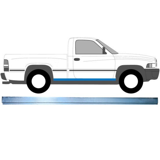 Reparaturblech Innen-Schweller für Dodge RAM 1993-2002 / Links = Rechts (symmetrisch) 16128
