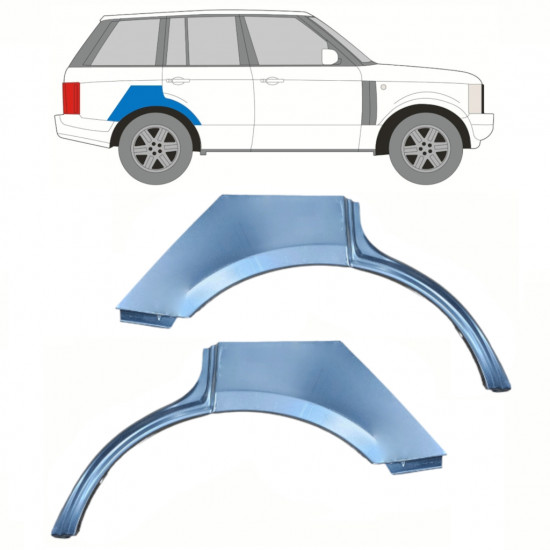 LAND ROVER RANGE ROVER 2002-2012 RADLAUF REPARATURBLECH / SATZ