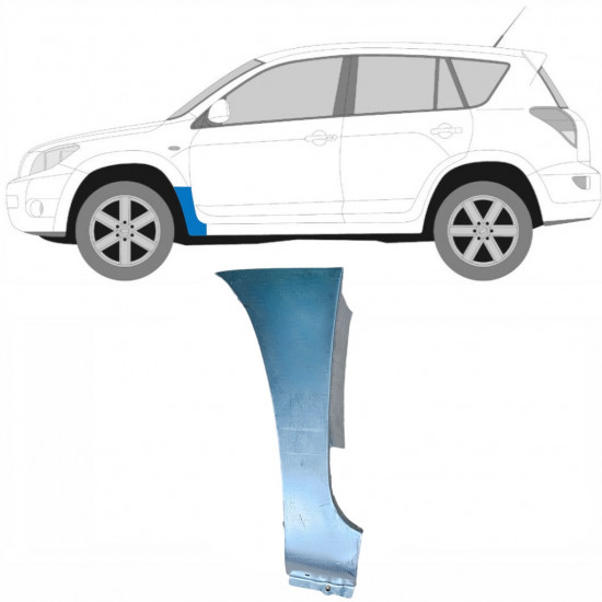 Reparaturblech Kotflügel vorne für Toyota Rav4 2006-2013 / Links 12895