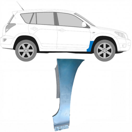 Reparaturblech Kotflügel vorne für Toyota Rav4 2006-2013 / Rechts 12894