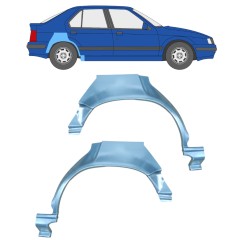 Reparaturblech Kotflügel hinten für Renault 19 1988-1995 / Links+Rechts / Satz 9996