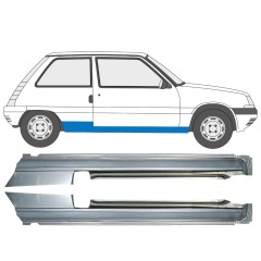 Voll schweller für Renault 5 1984-1996 / Links+Rechts / Satz 9706