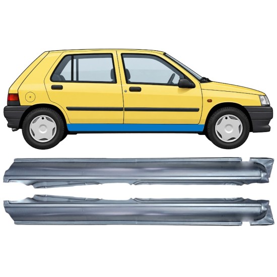 Voll schweller für Renault Clio I 1990-1998 / Links+Rechts / Satz 11014