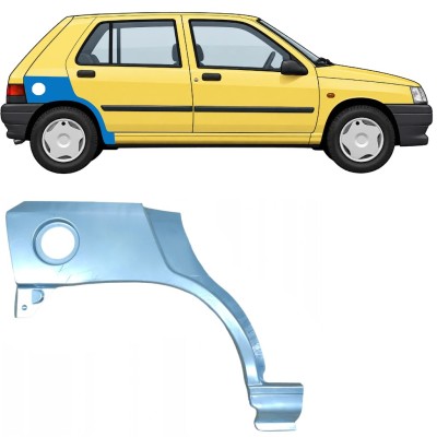 Reparaturblech Kotflügel hinten für Renault Clio I 1990-1998 / Rechts 7682