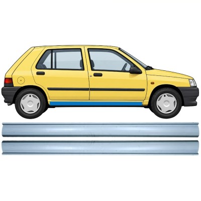 Reparaturblech unterer Schweller für Renault Clio I 1990-1998 / Links+Rechts / Satz 9850