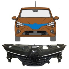 Kühlergrill für Renault Clio V 2019- / Satz 7540