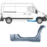 OPEL MOVANO / R MASTER 2010- 1/3 VORNE SCHWELLER REPARATURBLECH / RECHTS