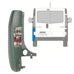 Ecke der hinteren Stoßstange mit Lampe für Opel Vivaro 2001-2014 / Links 15310
