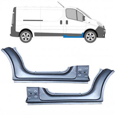 RENAULT TRAFIC 2001-2014 1/3 SCHWELLER REPARATURBLECH / SATZ