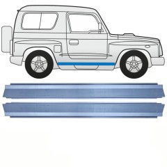 Reparaturblech Schweller für Kia Retona 1998-2003 / Links = Rechts (symmetrisch) / Satz 10656