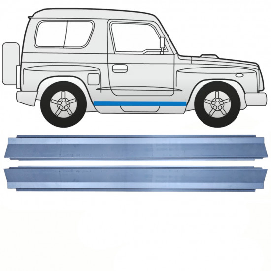 KIA RETONA 1998-2003 SCHWELLER REPARATURBLECH / RECHTS = LINKS / SATZ