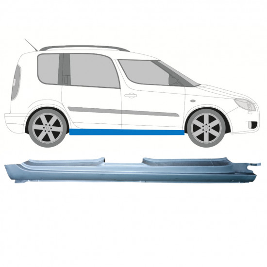 Voll schweller für Skoda Roomster Praktik 2006-2015 / Rechts 12889