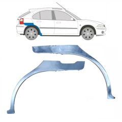 Reparaturblech Kotflügel hinten für Rover 25 200 MG ZR 1995-2005 / Links+Rechts / Satz 9194