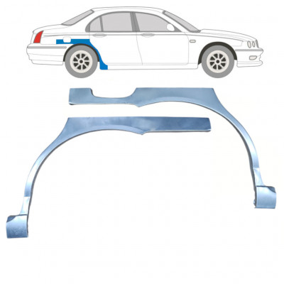 ROVER 75 MG ZT 1999-2005 RADLAUF REPARATURBLECH / SATZ