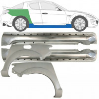 MAZDA RX8 2003-2012 VOLL SCHWELLER REPARATURBLECH + RADLAUF REPARATURBLECH / SATZ