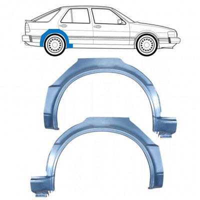 SAAB 9000 1985-1998 RADLAUF REPARATURBLECH / SATZ