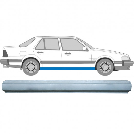 SAAB 9000 1985-1998 SCHWELLER REPARATURBLECH / RECHTS = LINKS