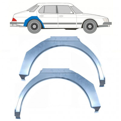 SAAB 900 1978-1995 5 TÜR RADLAUF REPARATURBLECH / SATZ