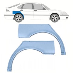 Reparaturblech Kotflügel hinten für Saab 9-3 1998-2003 / Links+Rechts / Satz 10688