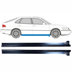 Reparaturblech Schweller für Saab 900 1978-1998 / Links+Rechts / Satz 9349