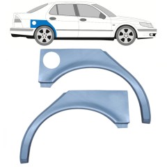 Reparaturblech Kotflügel hinten für Saab 9-5 1997-2010 / Links+Rechts / Satz 10029