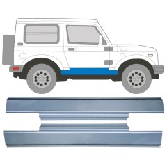 Reparaturblech Schweller für Suzuki Samurai 1981- / Links+Rechts / Satz 16143