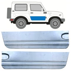 Reparaturblech Tür für Suzuki Samurai 1981- / Links+Rechts / Satz 10542