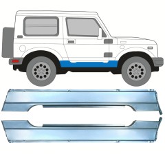 Voll schweller für Suzuki Samurai 1981- / Links+Rechts / Satz 10030