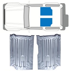 Boden-Reparaturblech für Suzuki Samurai 1981- / Links+Rechts / Satz 11824