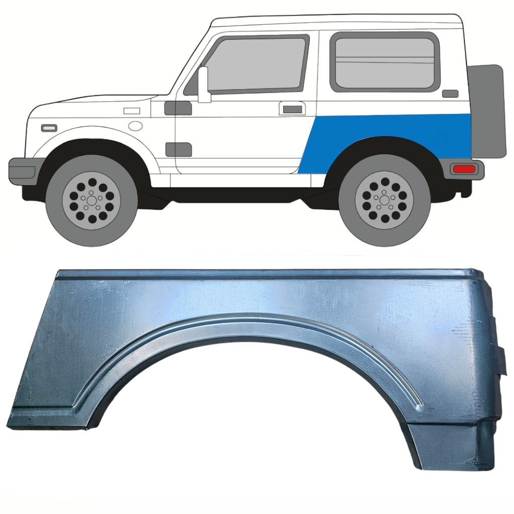 Reparaturblech Kotflügel Hinten Für Suzuki Samurai 1981- / Links 10815